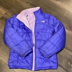 North face girls reversible winter coat size 10/12